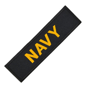 ak34★Navy Aufnäher zum aufbügeln Bügelbild Applikation Patch Army 12,5 x 3,5 cm