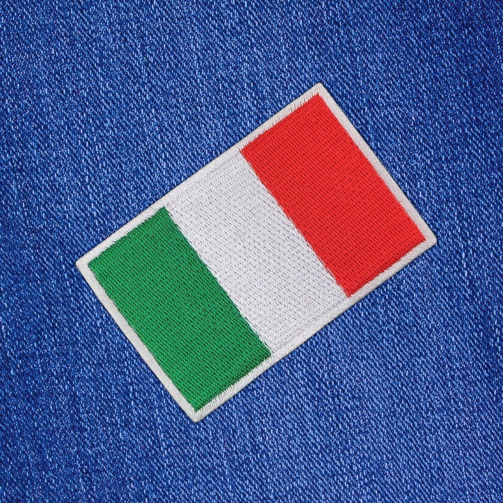 ak48★Flagge Italien Aufnäher zum aufbügeln Bügelbild Patch Flicken 7,2 x 4,8 cm