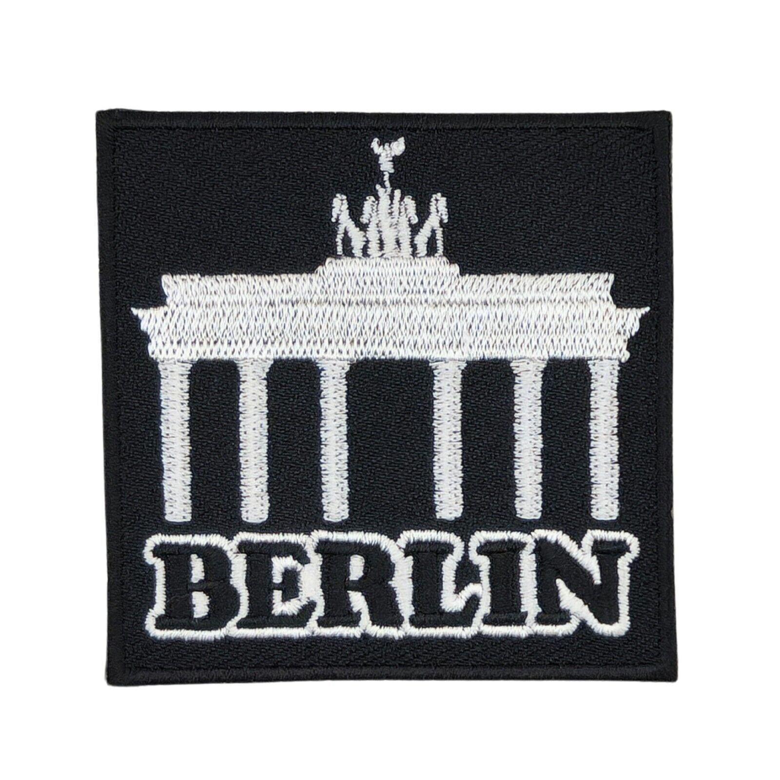 bb17★Berlin Aufnäher zum aufbügeln Brandenburger Tor Bügel Bild Patch 6 x 6 cm