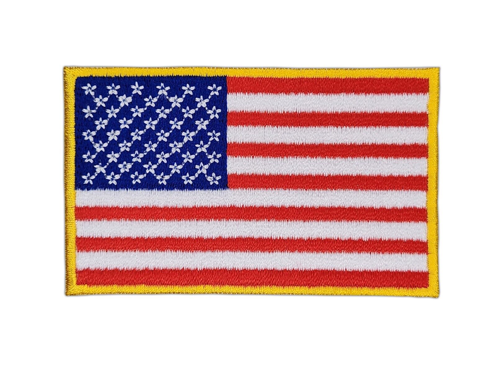 bb71★USA Flagge Aufnäher zum aufbügeln Bügelbild Patch Applikation 8,2 x 5 cm