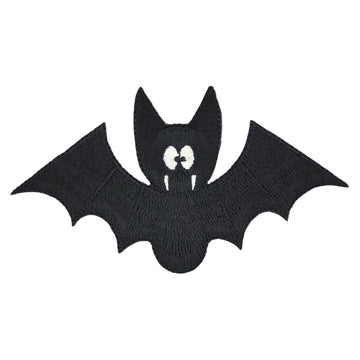 am28★Fledermaus Vampir Aufnäher aufbügeln Bügelbild Patch Flicken 11,2 x 6,2 cm