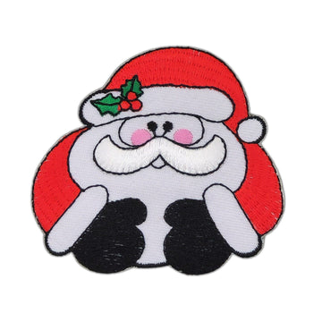 ak59★Weihnachtsmann Weihnachten Aufnäher Bügelbild Patch Applikation 7,3 x 6,5cm