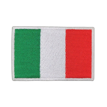 ak48★Flagge Italien Aufnäher zum aufbügeln Bügelbild Patch Flicken 7,2 x 4,8 cm