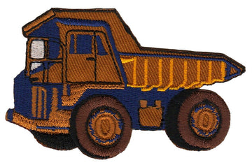 bb47★LKW Laster Kipper Aufnäher aufbügeln Bügelbild Patch Flicken 8,6 x 5,5 cm