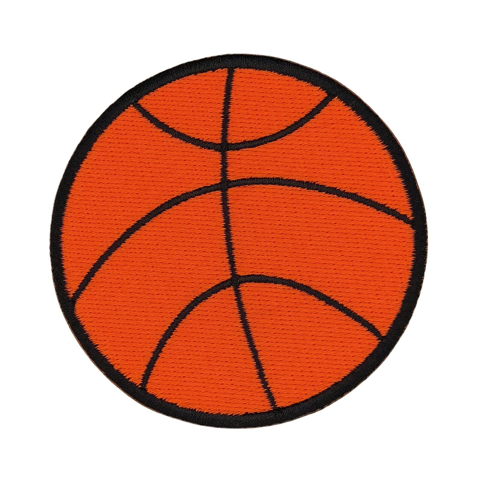 ap61★Basketball Aufnäher aufbügeln Bügel Bild Flicken Sport Patch 7,2 x 7,2 cm