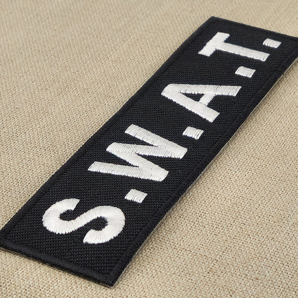an16★S.W.A.T. Aufnäher Bügel Bild Police SWAT Patch Flicken Kostüm 11,2 x 3,1 cm