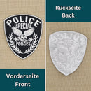 ah63★Police Special Forces Aufnäher Bügelbild Applikation Patch Kostüm 7 x 8 cm-5