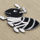 #aa46 Baby Ameise Schwarz Aufnäher Bügelbild Applikation Patch Größe 5,5 x 4,8 cm-4