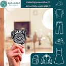#ac31 Police Abzeichen Security Aufnäher USA Patch Applikation Bügelbild Karneval Fasching Kostüm Größe 7,5 x 9,0 cm-6