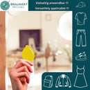 #aa68 Zitrone Gelb Aufnäher Bügelbild Patch Applikation Größe 7,0 x 4,7 cm-6