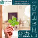 #ah93 Pflaster Grün Hosenpflaster Flicken Aufnäher Bügelbild Applikation Patch Größe 7,3 x 7,3 cm-6