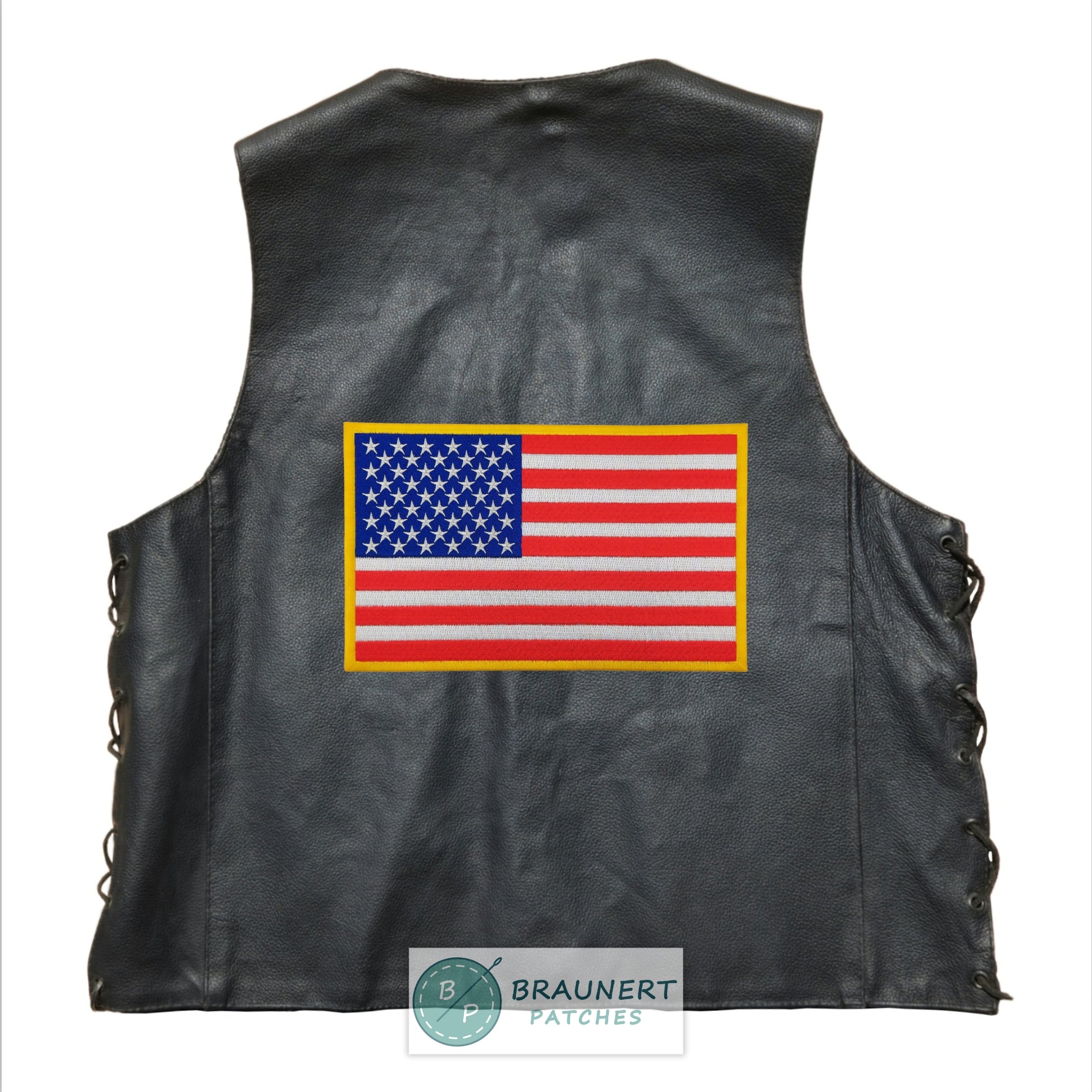 #Backpatch #26 Flag USA America Back Patch Large 24.2 x 14.8 cm