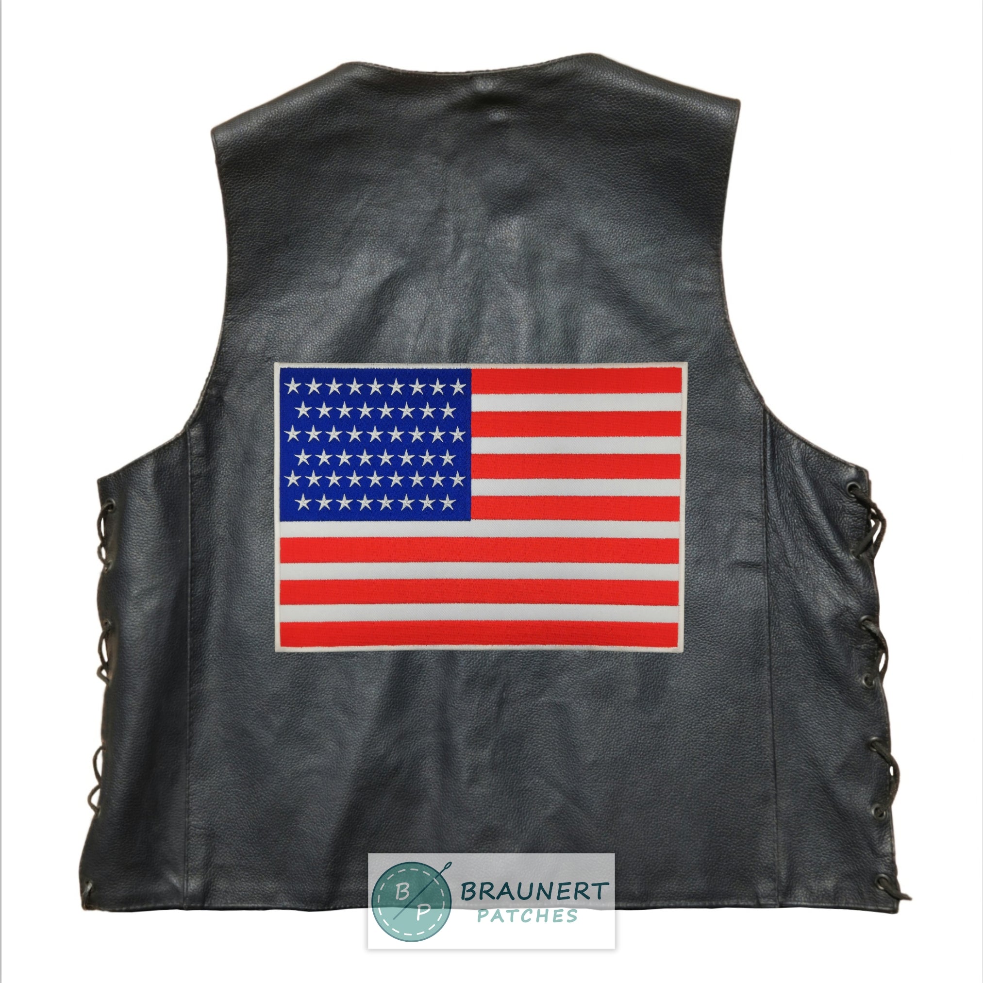 #Backpatch #20 Flagge USA Biker Groß Rückenaufnäher Backpatch Aufnäher 28,0 x 19,5 cm