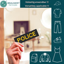 #ac30 Police Badge Security Patch USA Patch Application Iron-On Carnival Costume Size 12.7 x 3.9 cm-6