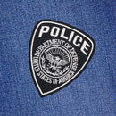 #ac31 Police Abzeichen Security Aufnäher USA Patch Applikation Bügelbild Karneval Fasching Kostüm Größe 7,5 x 9,0 cm-7