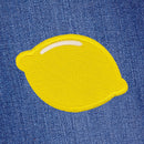 #aa68 Zitrone Gelb Aufnäher Bügelbild Patch Applikation Größe 7,0 x 4,7 cm-7