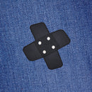 #bg05 Plaster Black Trouser Plaster Patch Iron-On Application Patch Size 7.5 x 7.0 cm-7