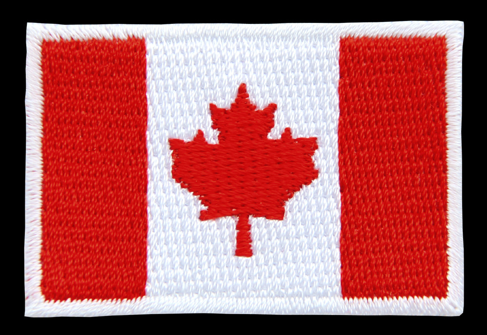 #bk31 Flag small Canada patch iron-on application patch size 4.6 x 3.1 cm - 0