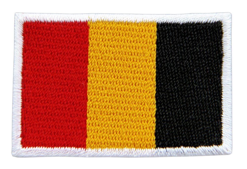 #bk10 Flag small Belgium patch iron-on application patch size 4.5 x 3.0 cm