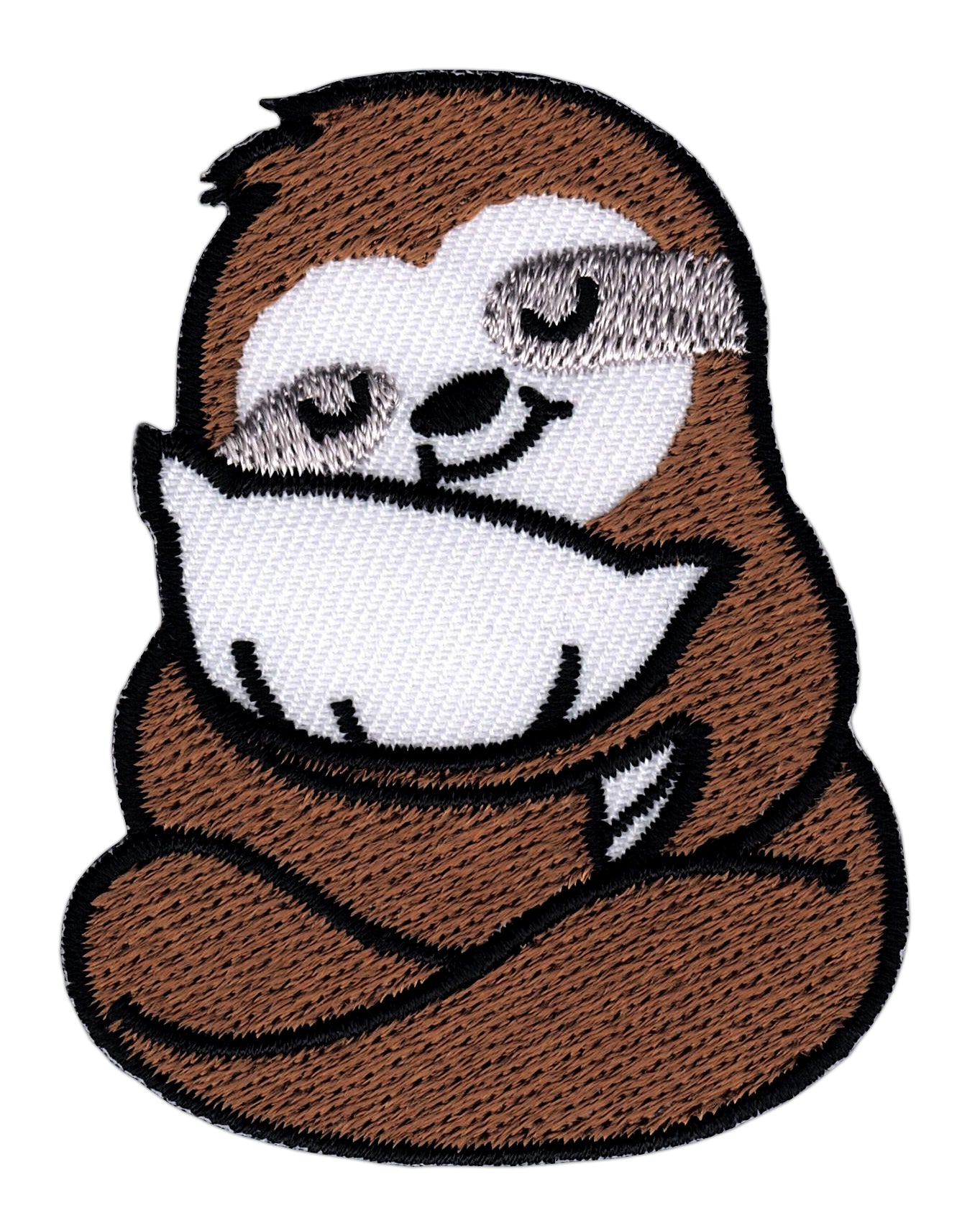 #ag85 Sloth with Pillow Patch Application Iron-On Size 5.0 x 6.5 cm