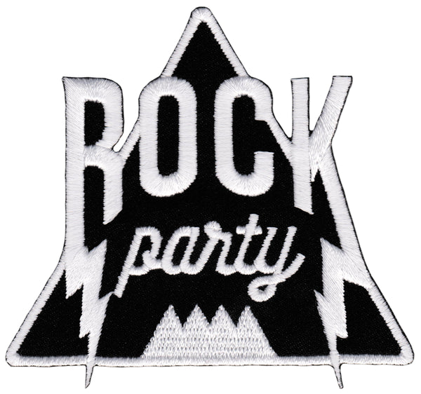 #ab15 Rock Party Musik Aufnäher Bügelbild Applikation Patch Größe 8,5 x 8,0 cm