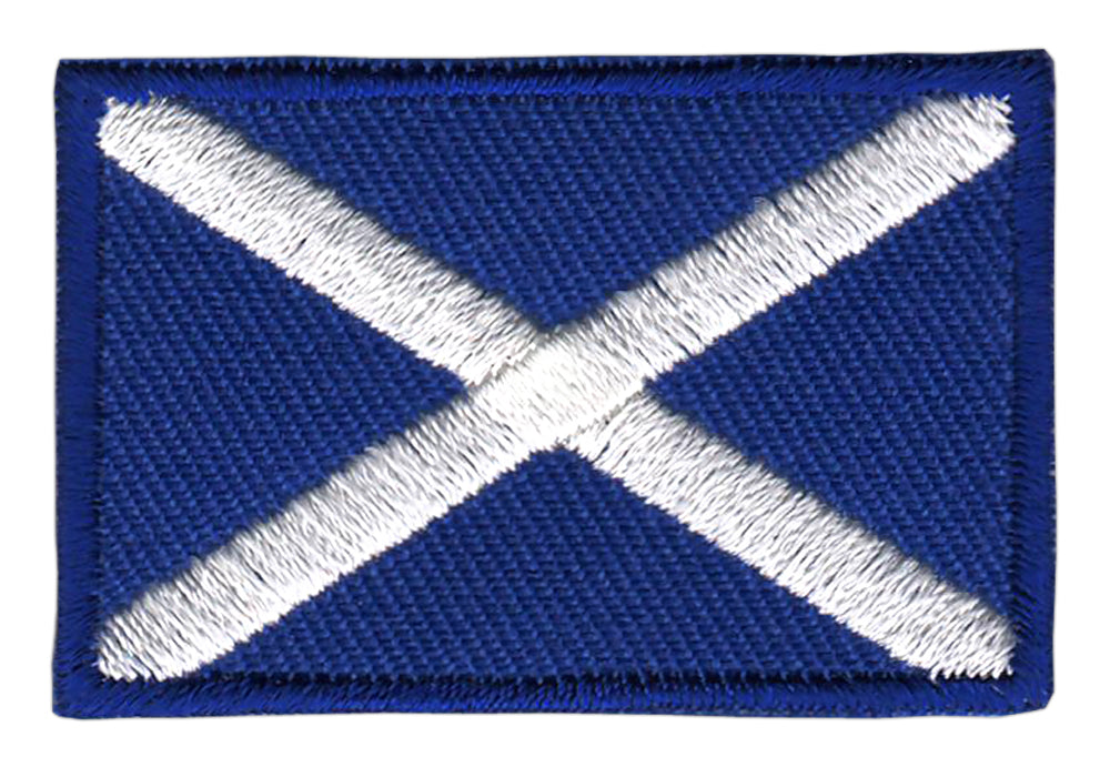 #bk21 Flag small Scotland patch iron-on application patch size 4.5 x 3.0 cm