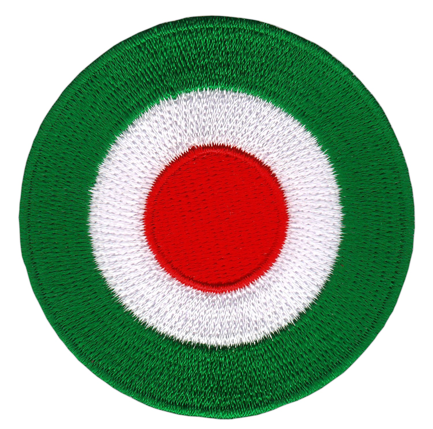 #ag68 Target Green Target Patch Iron-On Application Patch Size 6.4 x 6.4 cm