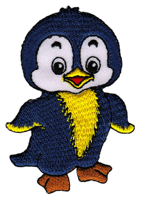 #aa26 Pinguin Baby Kinder Aufnäher Bügelbild Applikation Patch Größe 5,0 x 7,5 cm