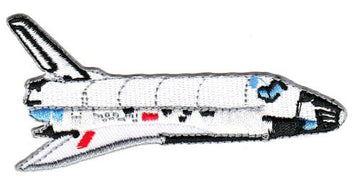 #as25 Space Shuttle Raumfahrt Aufnäher Bügelbild Aufbügler Applikation Patch Größe 9,0 x 4,3 cm