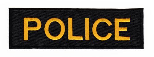 #ac30 US Police Abzeichen Polizei Aufnäher Patch Applikation Bügelbild Größe 12,7 x 3,9 cm