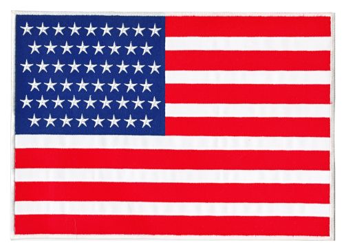 #Backpatch #20 Flagge USA Biker Groß Rückenaufnäher Backpatch Aufnäher 28,0 x 19,5 cm