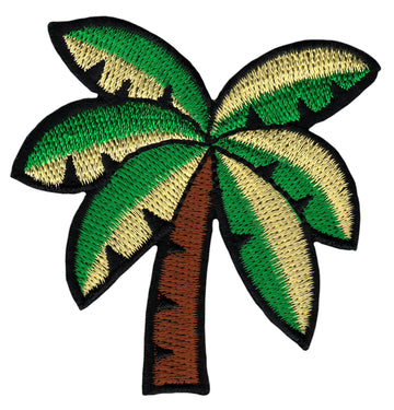 #aa86 Palme Baum Aufnäher Bügelbild Applikation Patch Größe 7,1 x 7,3 cm