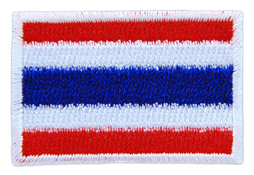 #bk27 Flag small Thailand Siam patch iron-on application patch size 4.5 x 3.0 cm