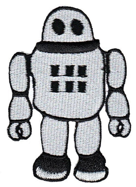 #as52 Robot Patch Iron-On Application Patch Size 5.5 x 7.8 cm