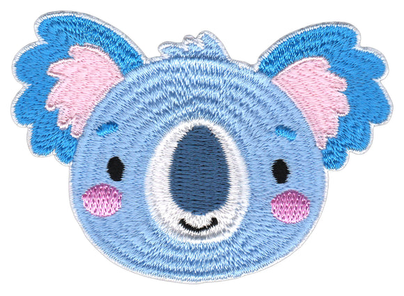#ad94 Koala Blue Australia Patch Application Iron-On Patch Size 7.4 x 5.0 cm