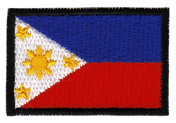 #aa31 Kleine Flagge Philippinen Aufnäher Bügelbild Applikation Patch Größe 4,5 x 3,0 cm