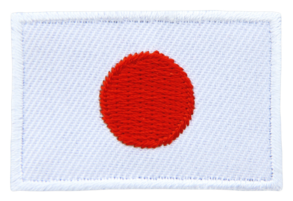 #bk25 Flag small Japan patch iron-on application patch size 4.5 x 3.0 cm