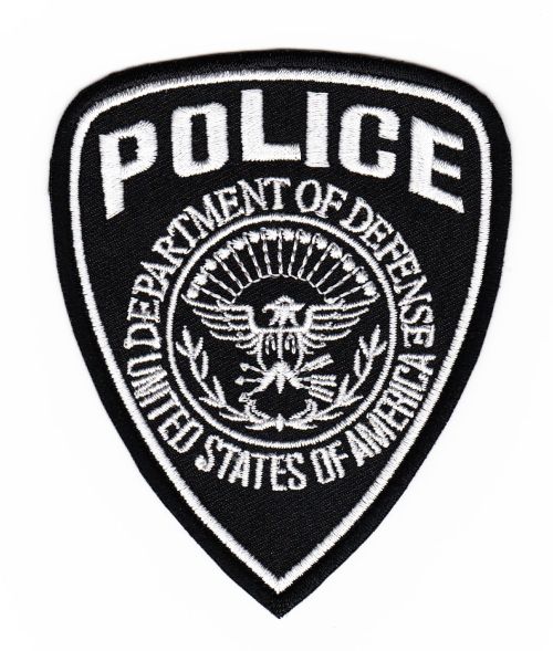 #ac31 US Police Abzeichen Polizei Aufnäher Patch Applikation Bügelbild Größe 7,5 x 9,0 cm
