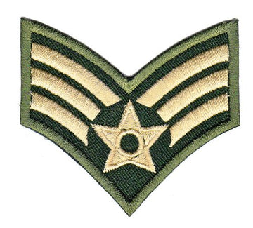 #as06 United States Air Force Senior Air Man Army Abzeichen  Aufnäher Bügelbild Patch Größe 6,5 x 6,0 cm