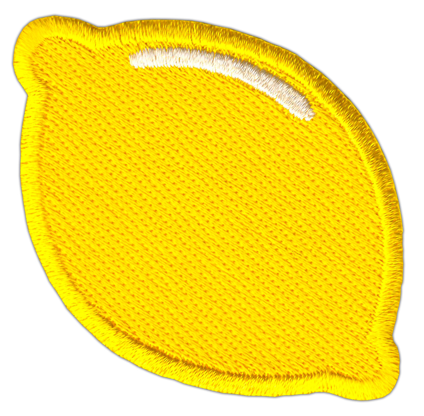 #aa68 Lemon Yellow Iron-On Patch Application Size 7.0 x 4.8 cm