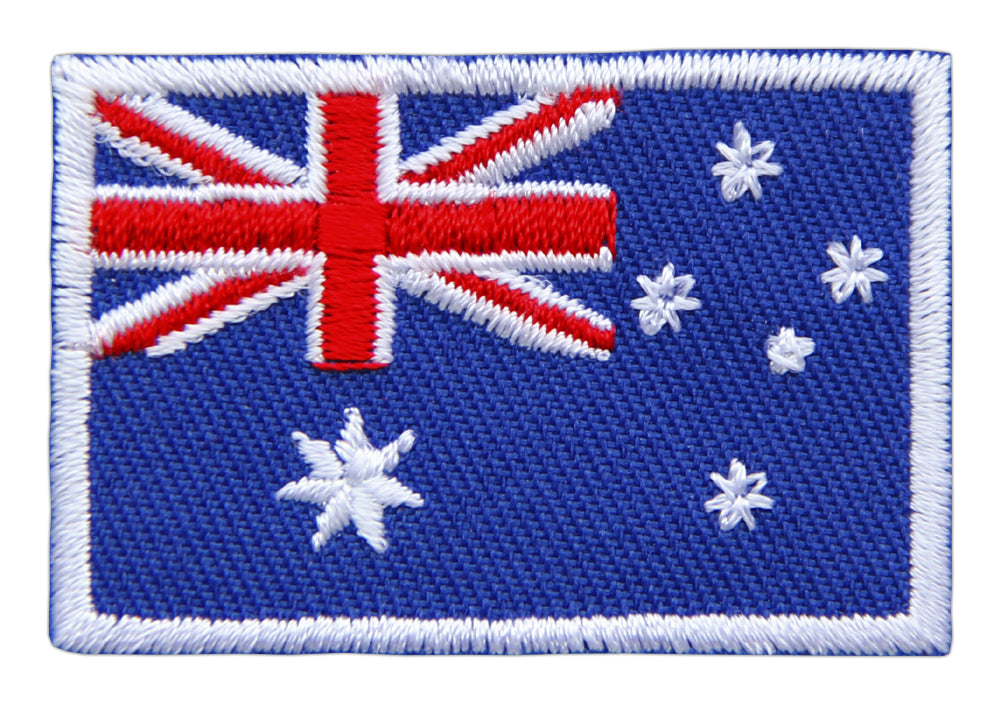 #bk23 Flag small Australia patch iron-on application patch size 4.5 x 3.0 cm