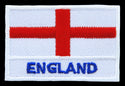 #bk11 Flagge klein England Aufnäher Bügelbild Applikation Aufbügler Patch Größe 4,5 x 3,0 cm