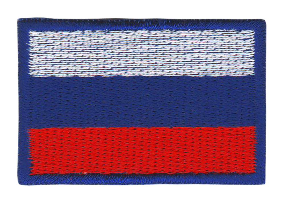 #bk19 Flag small Russia patch iron-on application patch size 4.5 x 3.0 cm