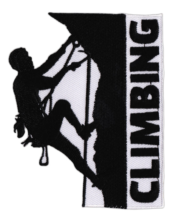 #aa60 Climbing Klettern Bergsteigen Eisklettern Aufnäher Bügelbild Patch 7,2 x 9,1 cm