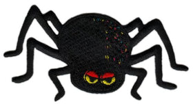 #am62 Spider Black Iron-On Patch Application Patch Size 8.8 x 4.7 cm