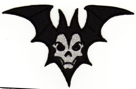 #ab61 Fledermaus Aufnäher Bügelbild Applikation Patch Größe 12,0 x 7,5 cm