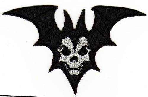 #ab61 Bat Patch Iron-On Application Patch Size 12.0 x 7.5 cm