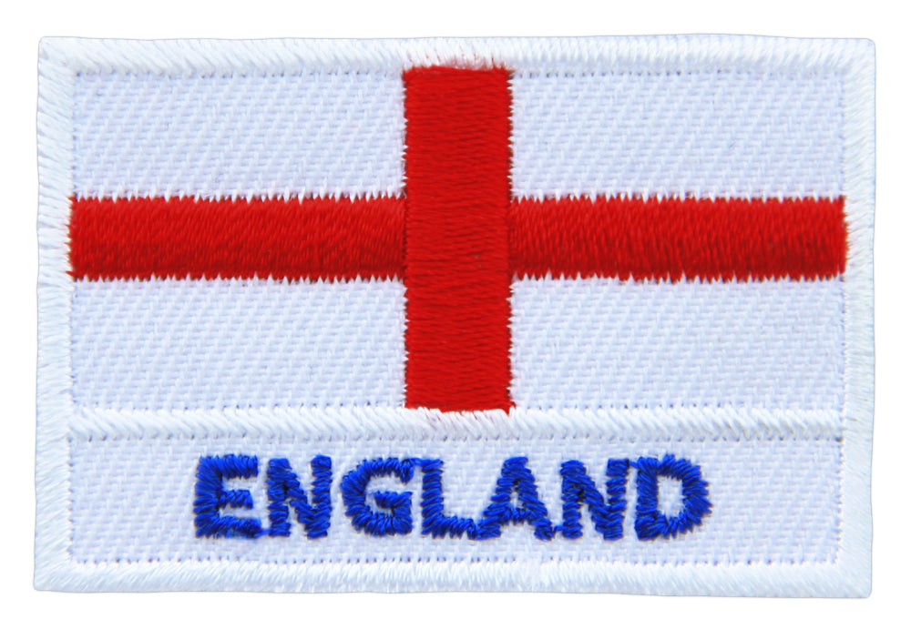 #bk11 Flag small England patch iron-on application patch size 4.5 x 3.0 cm