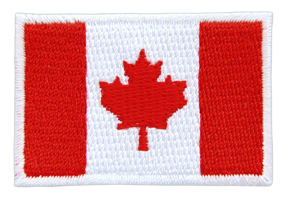 #bk31 Flag small Canada patch iron-on application patch size 4.6 x 3.1 cm