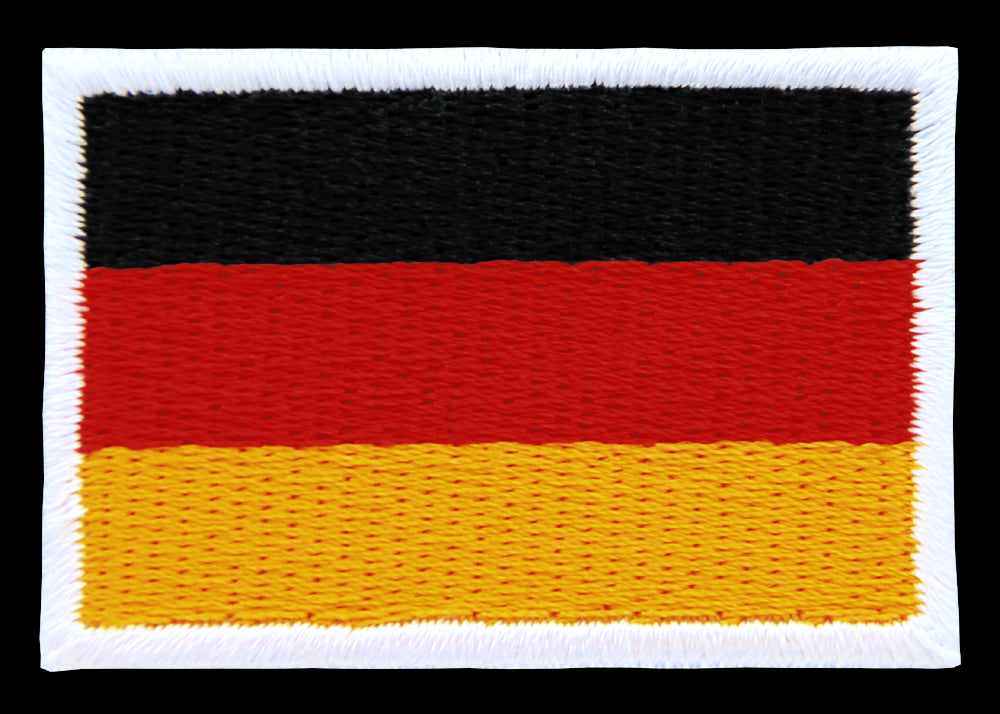 #bk01 Germany Flag Small Germany Patch Iron-On Application Patch Size 4.5 x 3.0 cm - 0